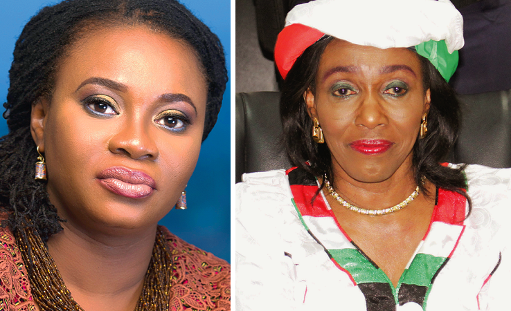 Mrs Charlotte Osei — EC boss , Nana Konadu Agyemang Rawlings — NDP Mrs Charlotte Osei — EC boss , Nana Konadu Agyemang Rawlings — NDP
